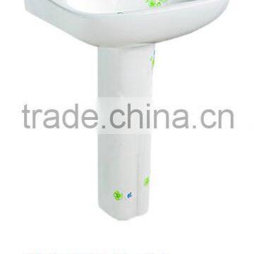 115 Bathroom Toilet Pedestal Washing Basin photo-2