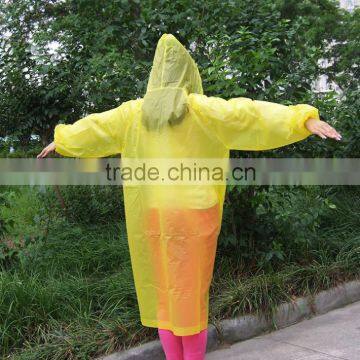 Outdoor travel mountaineering camping disposable raincoats Portable thickening transparent poncho Disposable raincoat