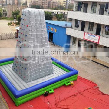 Outdoor used rock kids inflatable climbing wall big