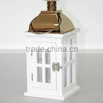 outdoor garden hurricane wooden lantern