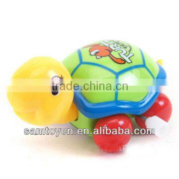 Plastic wind up turtle toy