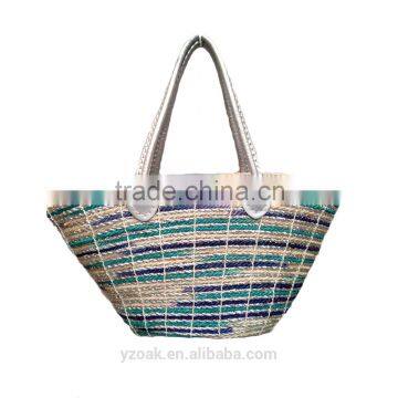 Many colors of dyed straw bag,OEM colorful straw bag,fashion ladies bag