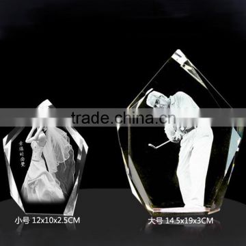 2016 wholesale new design clear crystal decorative article 78