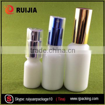 15ml spray glass dropper bottle white