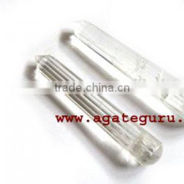 Crystal quartz 16 facet massage wand : Wholesaler Manufacturer