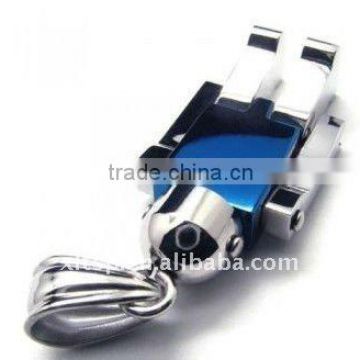 New design Stainless steel Titanium pendant Jewelry 2012(little robot pendant)