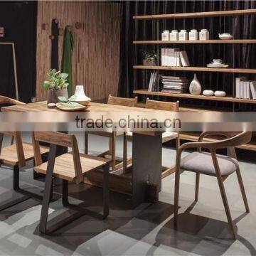 Table Square Wooden Dining Room Furniture photo-2