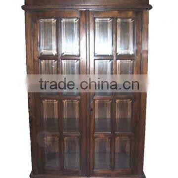 Governor Display Cabinet with Bevel Glass Doors