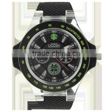 Calgary Watches Hudson Track Oakland Speed Collection Black and Green