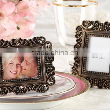 "Ornate" Antique Gold Place Card Holder/Photo Frame