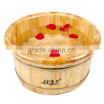 Multi-function wooden tub hand wash tub face wash