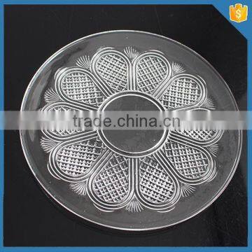 Wholesale Hand Made Round Charger Wedding Glass Plate photo-3