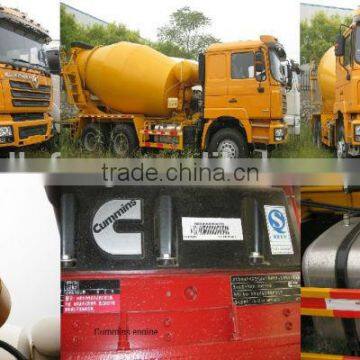 SHACMAN chassis WEICHAI engine 8 cbm Concrete Mixer Truck