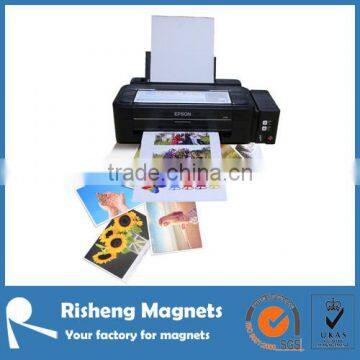 white high-glossy photo paper printable magnetic sheet