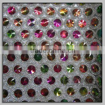 24*40cm crystal rhinestone mesh