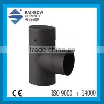 Carbon steel pipe chimney flue pipe for fireplace stove chimney