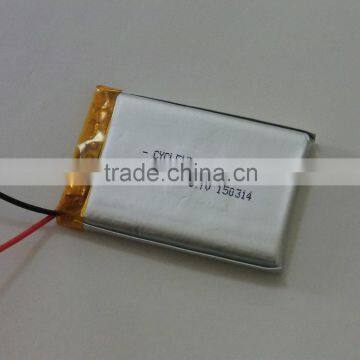 Rechargeable li polymer battery 553450 battery polymer li-ion battery 3.7v 1000mah for digital product