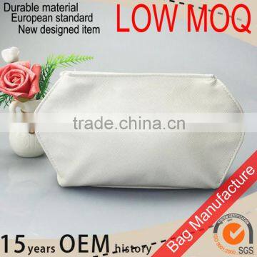 Fashion magnetic snap white cosmetic bags pu for women                        
                                                                                Supplier's Choice