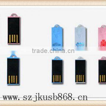 Classic design useful super mini metal flash memory usb