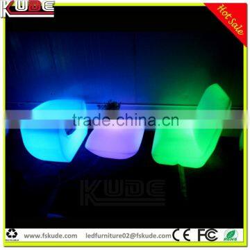 Multi Color Changing Wave Shape LED Bar Counter, Portable Bar Counter, Light up Bar Counter photo-3