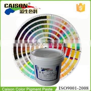 Preparing Pantone color with Caison pigment paste(18-3937--18-4535)