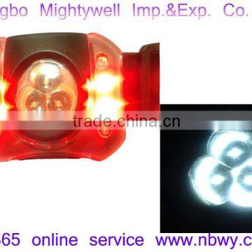 3 LED Headlamp with 4 SOS