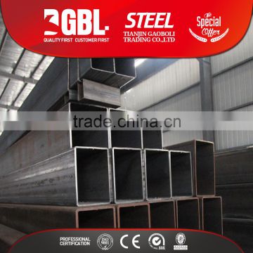 q235 steel specification welded thin wall steel pipe square pipe