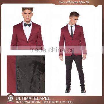 Top Quality 100% wool Fabric Formal Occsaion Two Pieces Slim Fit china suits manufacturer