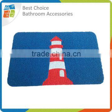 Anti Slip Washable PVC Door Mat, Rubber Backed Rugs, Rubber Bath Mat