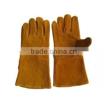 Cow split leather welding glove with CE certificate