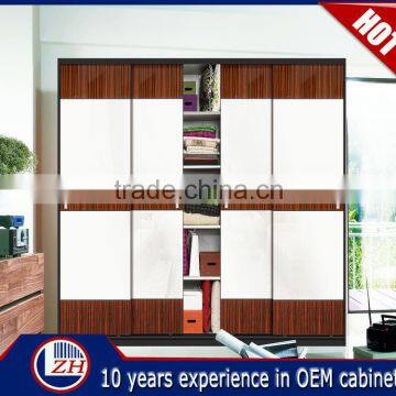 Latest wardrobe sliding door system design with warranty provided
