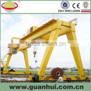 Foshan famous electric double girder travelling goliath crane