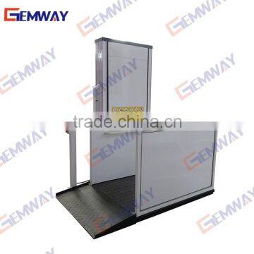 2m Hydraulic one man wheelchair elevator lift