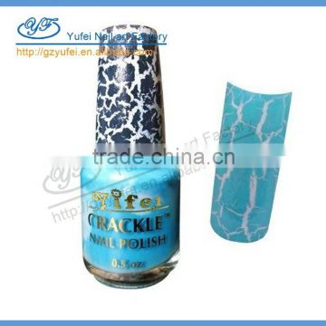 High quality Crack nail polish/ cracked nail lacquer/ shatter nail polish