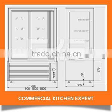 Competitive Prices Commercial Free Standing Glass Modern Bakery Cake Showcase Cake Freezer Cake Display Cabinet photo-2