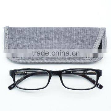 High quality classic style PC injection multifocal foster reading glasses with pouch metal spring hinge