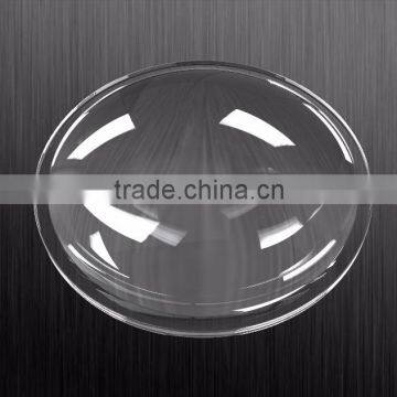 90 degree 100mm aspheric optical glass lens for high bay light