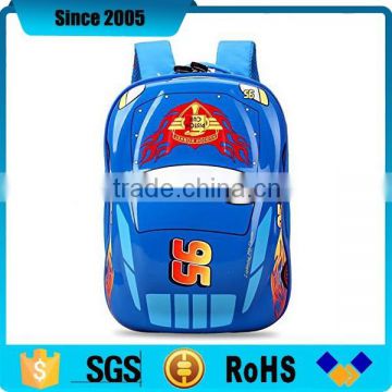 3D car cartoon eva hard schoolbag for boys