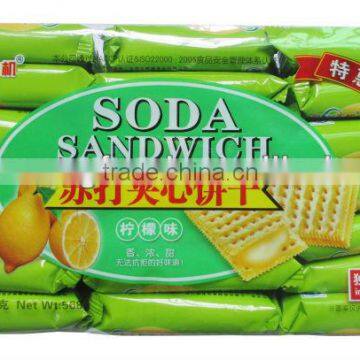 Lemon Soda Sandwich Biscuit