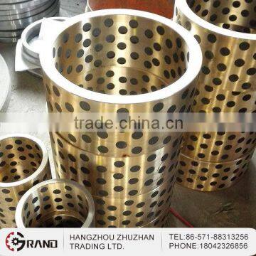 Centrifugal casting brass quality assured oem oilness flange bearing bushings