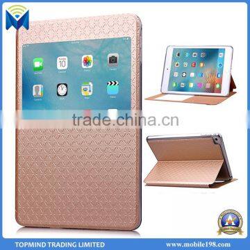 factory price for ipad mini 4 stand pu leather case cover