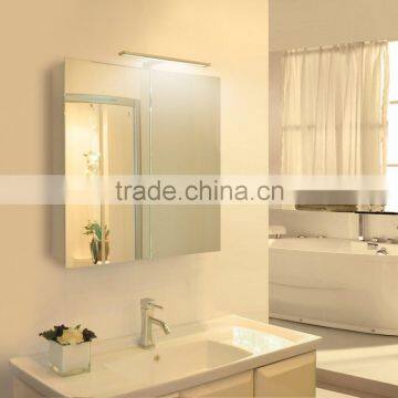 Best price Mirror cabinet aluminium with top led lights for modern bathroom