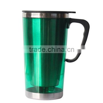 High quality stainless steel green coffee cup