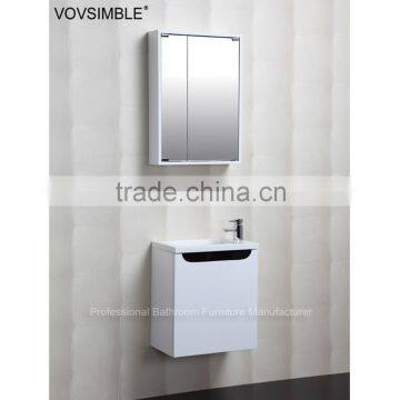 Euro antique solid wood bathroom vanity