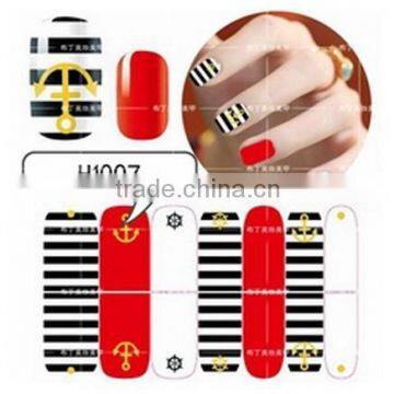 Newest Nail Art Transfer Craft Fashion DIY nail sticker Tip