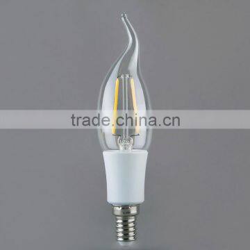 Haining Mingshuai Vintage Led Filament Bulb C35 With Plastic Light Source 2W E14 photo-3