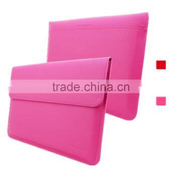 New design hot selling crystal pu leather sleeve for macbok air