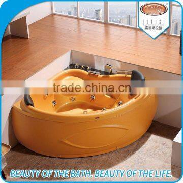 Modern luxury Indoor solid acrylic whirlpool massage bathtub