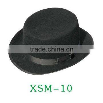 fashion 100% wool felt top hat for men