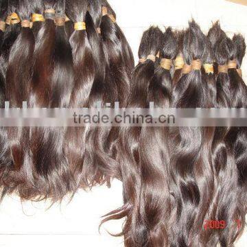 human hair/raw hair/natural color hair/remy hair/hair braid/single drawn /virgin human hair -natural brown color